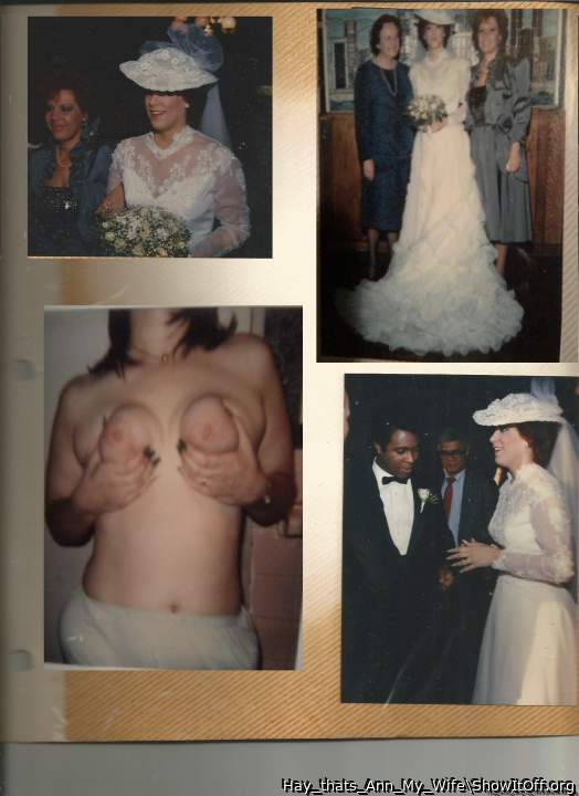 A page from our "Wedding Album" photo book