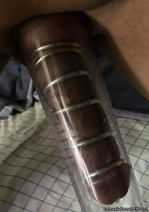 Pumping and cock rings.