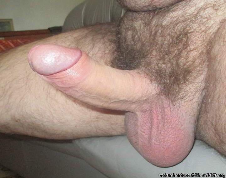 Nice long shaft big head and nice big ball's  love your pube