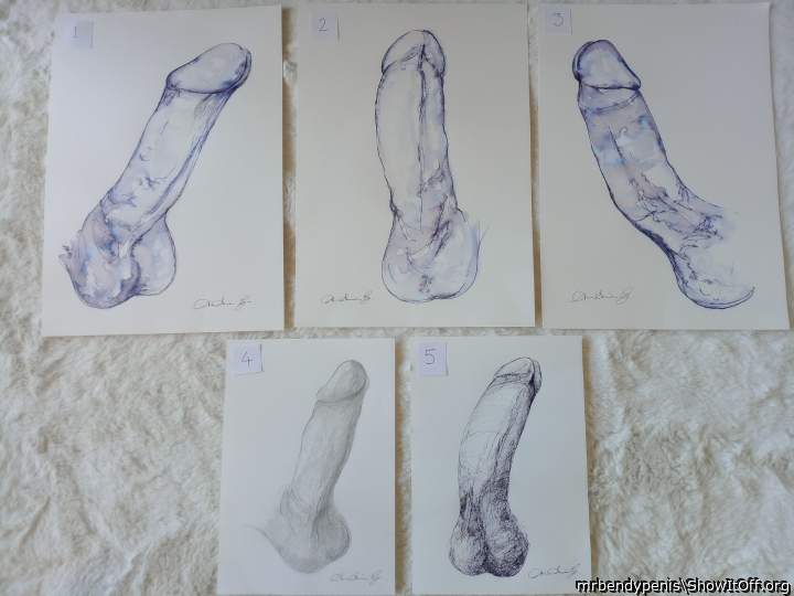 These are Drawings of my Penis