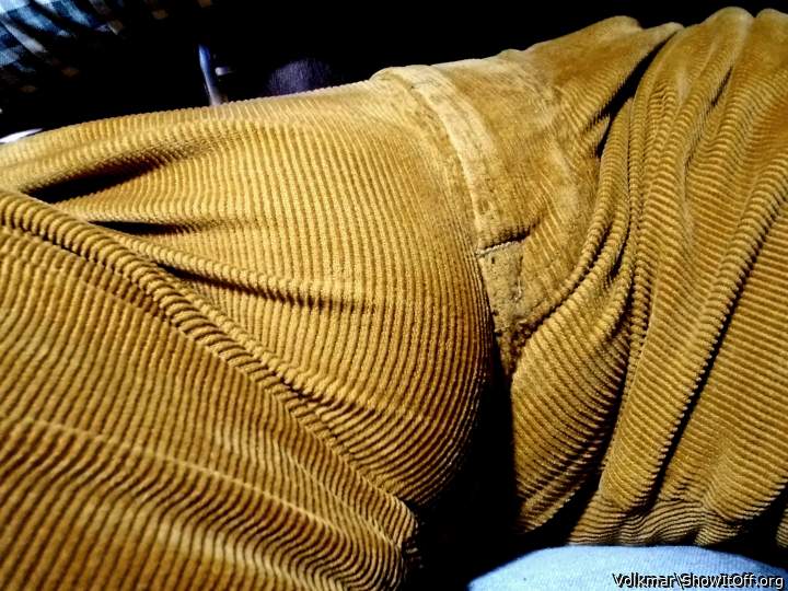 Golden Corduroy Bulge 2