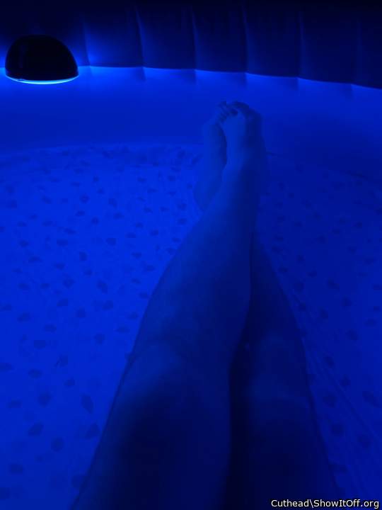 Chillin in my hot tub