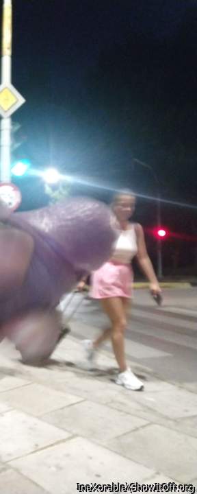 Public dick flash in front of strange sexy girl!