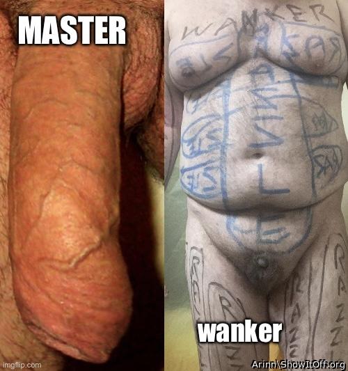 I wank for Master Razzle’s Cock