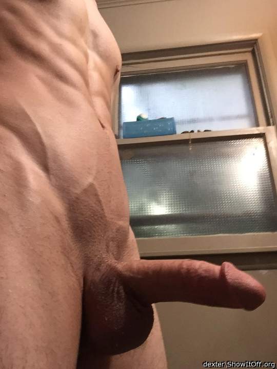Swollen cock pointing straight ahead not hard