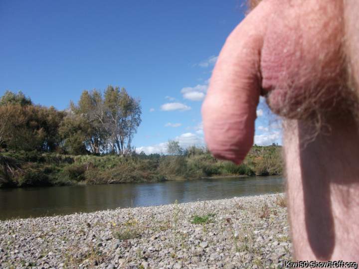 Down by the river side.