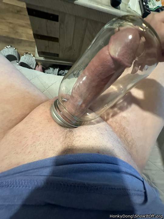 Want a jar of my cock?