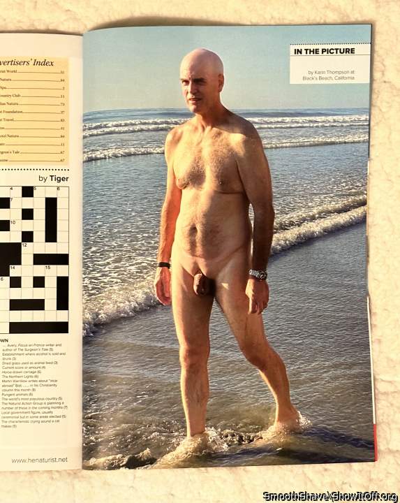 Me Featured In International Nudist Magazine, H&E July 2021