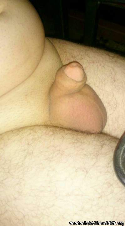 Obese micro pink penis