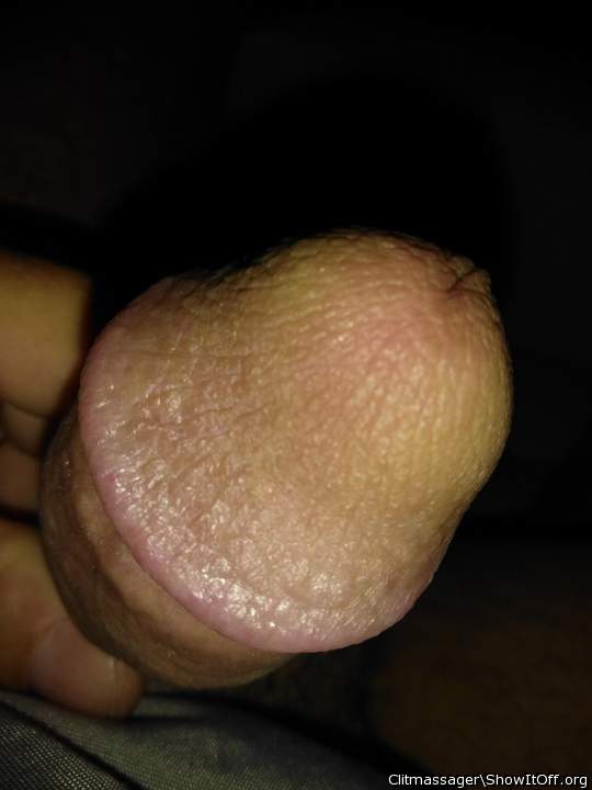 She loves it when I rub and spank her clit with the head of my throbbing cock.