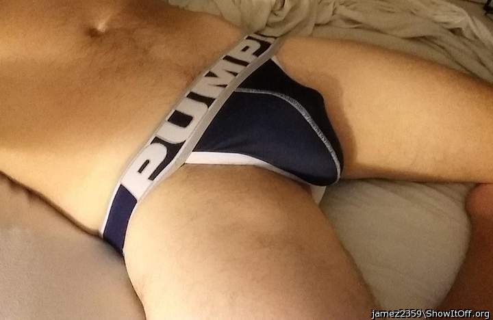nicely filled jockstrap...great pic!  