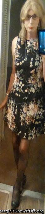 Black Floral Dress
