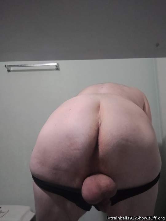 BIG balls, inviting ass!