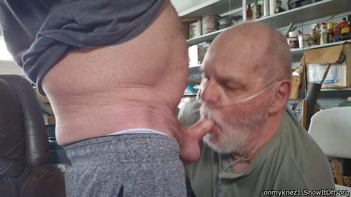 You look good on our knee's cocksucker.   