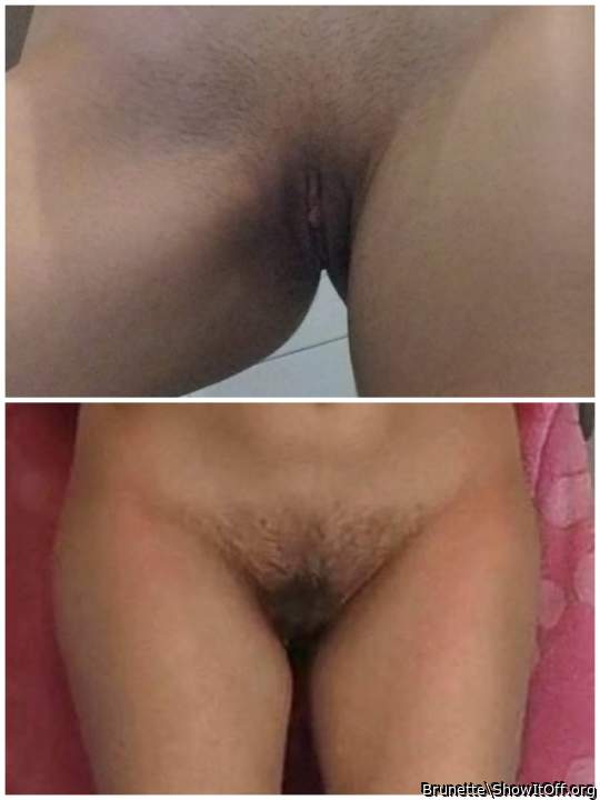 Which pussy do you prefer? Wife's hairy pussy or girlfriend's shaved pussy?