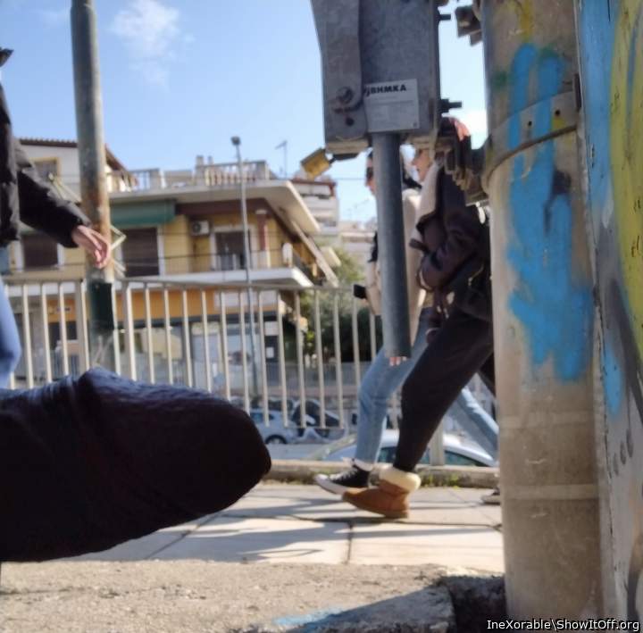 My naughty public knob!