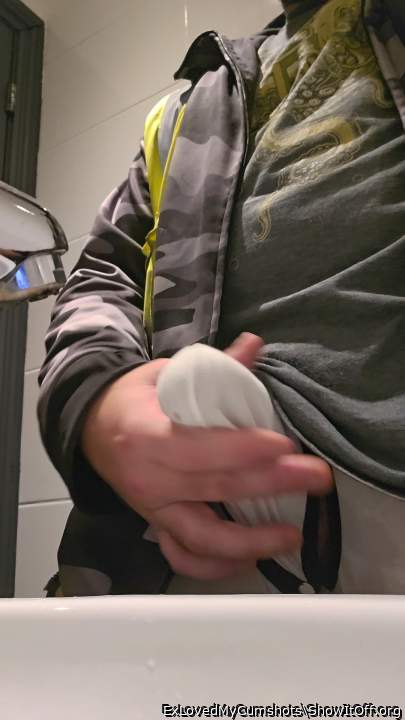 Public WC fun while I'm out work