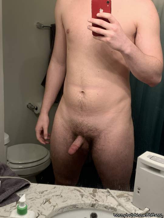 i like this a lot.  just a normal guy showing his cock.