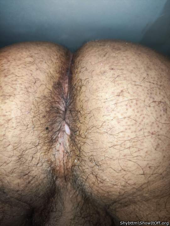 Hairy hole close up