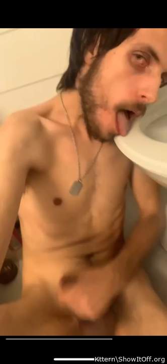I absolutely love to make out with and lick the toilet