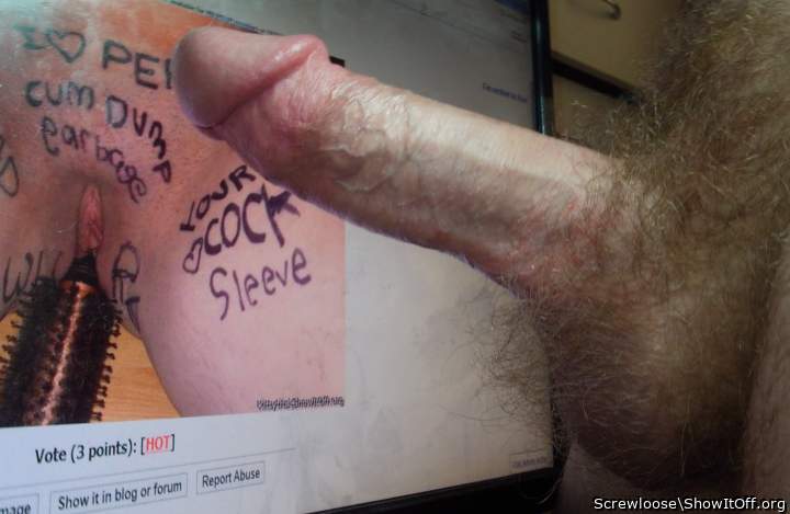 Cock-sleeve?  More like a 'self-fitting living condom'...