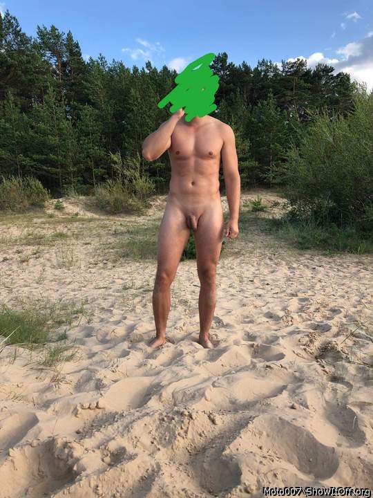 Sexy body hot cock on a beach so fucken hot  