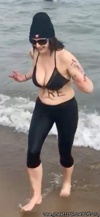 MY BABY MAMA AND HER BIG FAKE TITS