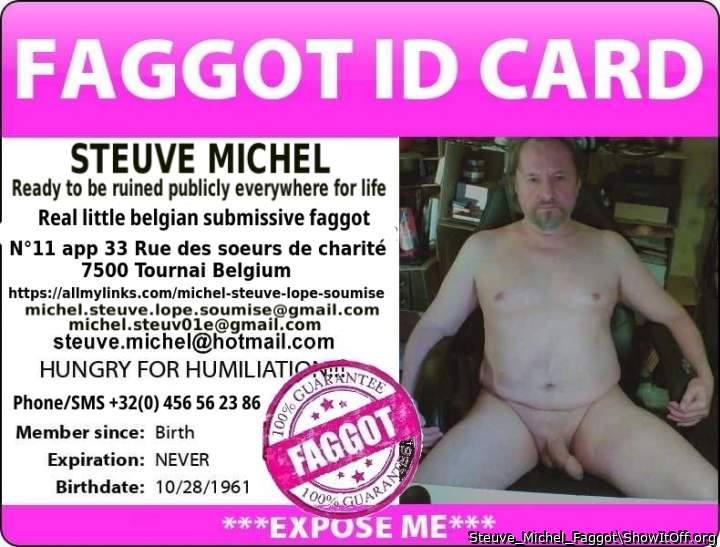 Ready to be ruined publicly everywhere. Steuve Michel,