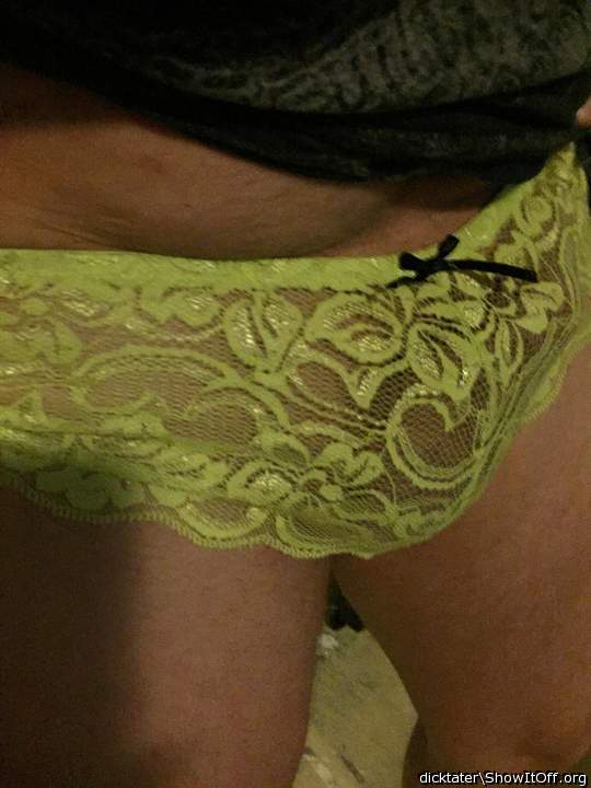  Yummy hot cock in sexy panties 