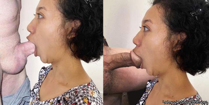 Girl tries babycok and meatyguy