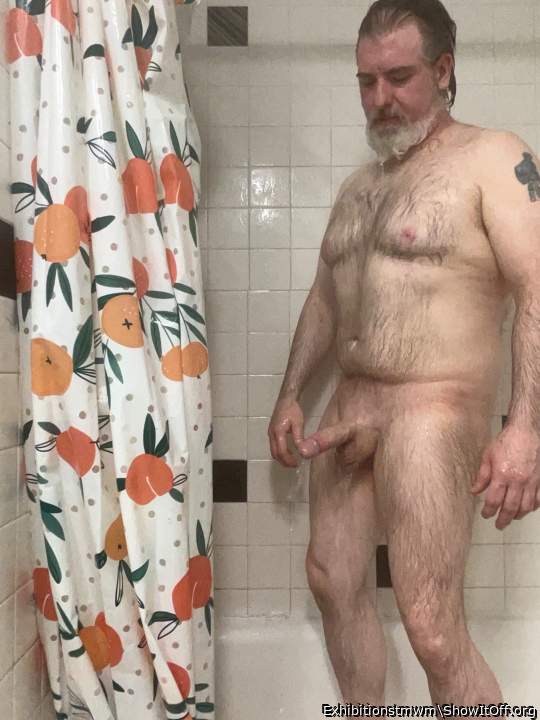 Getting clean so I can get dirty