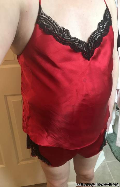 New Red Lace Cami
