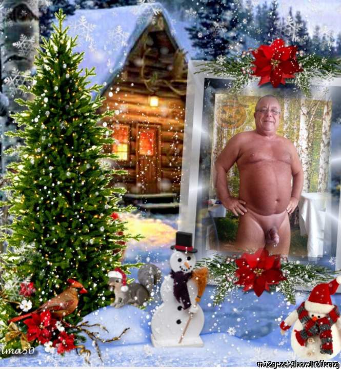 Happy naked Christmas, my friend!