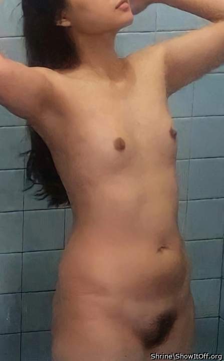 Hot body! nice nipples I love your hairy pussy ...