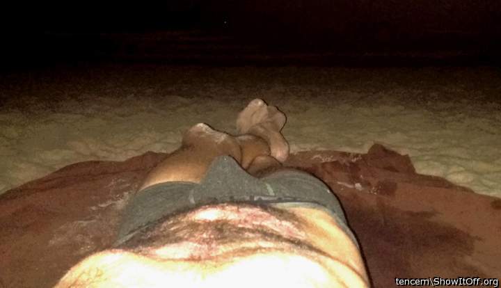 Night beach fun