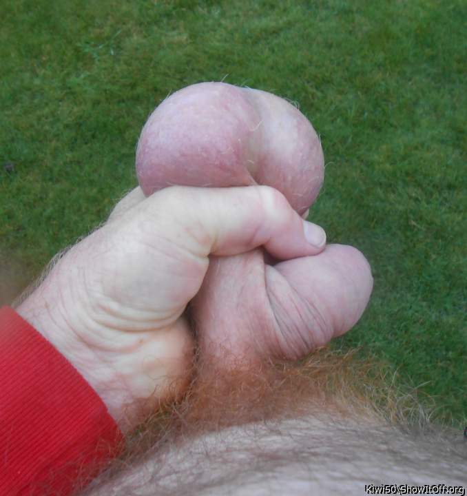 My balls outdoors