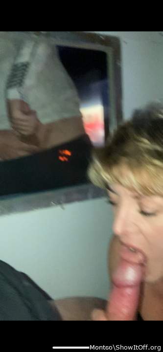 Video booth with window between