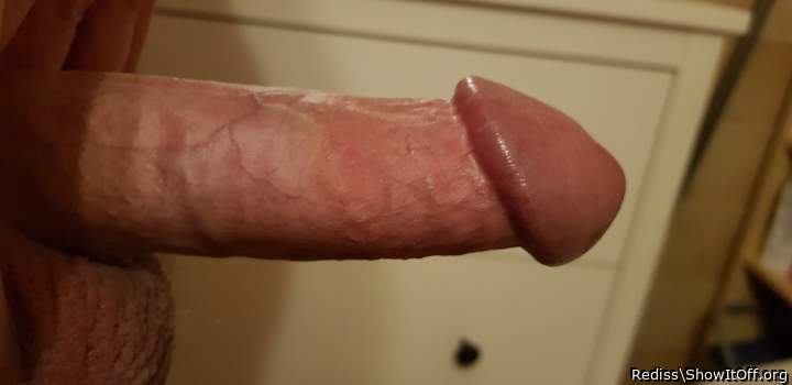 I'd love to be rolling my tongue around your swollen cock he