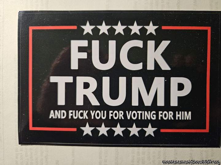 So does this mean Trump makes your dick hard enough to fuck 