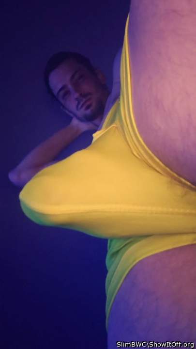 Looking up at my huge bulge