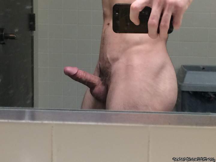 Public restroom dick pic