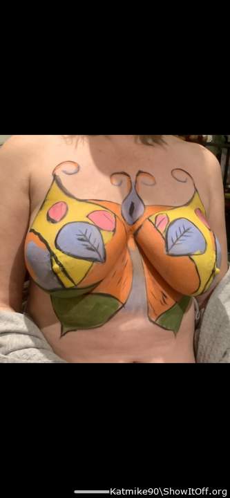 Boob painting