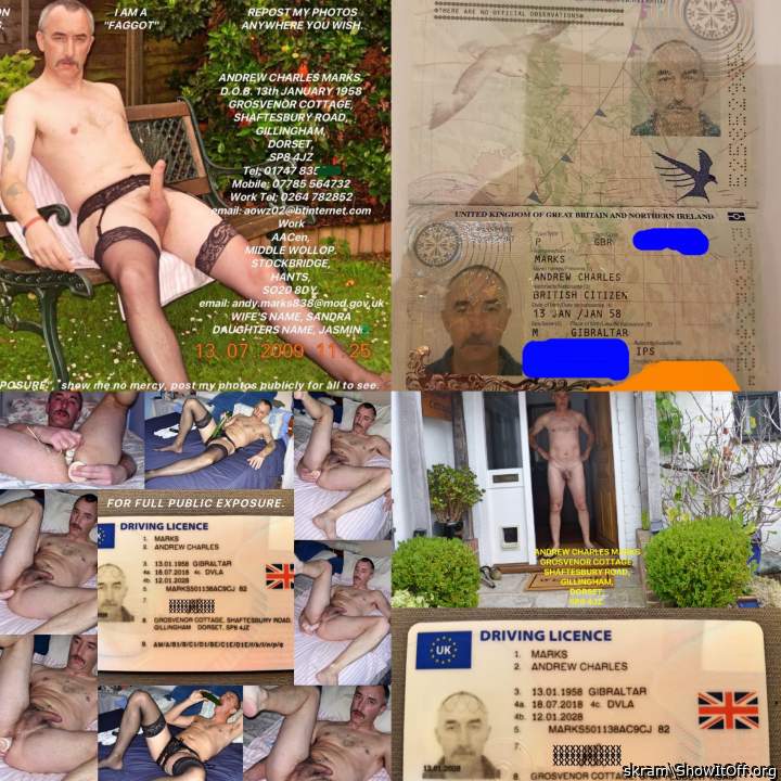 Andy "Andrea" the Gillingham, Dorset cocksucking faggot