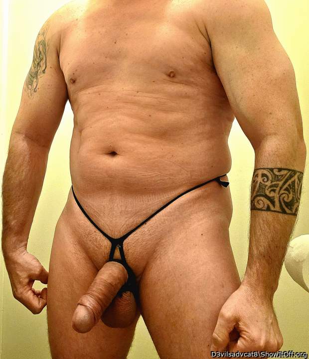 Trying out my new underwear/cock ring