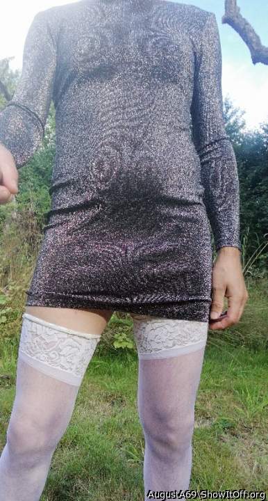 Sexy skirt and socks ,all thats missing is the bra