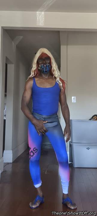This hood dude turned CD is a sexy muscular  all natural sissy boy