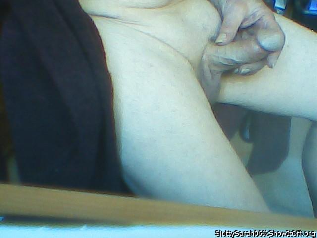 Feeling my cock