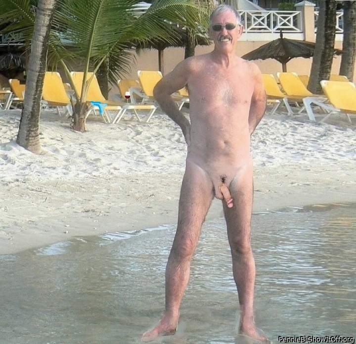 Posing Nude on the Beach