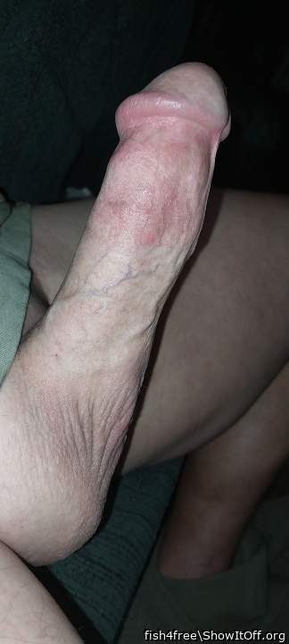 Wow, thats a good cock. I love the size shape and thickness