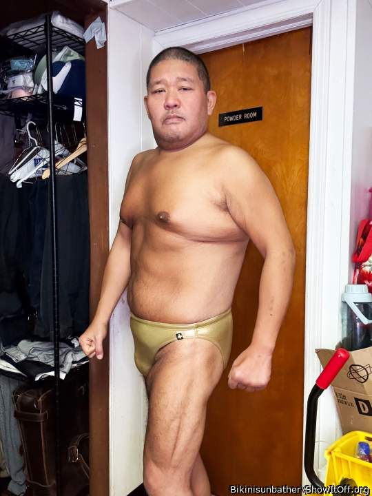 Gold speedo. Do you like?